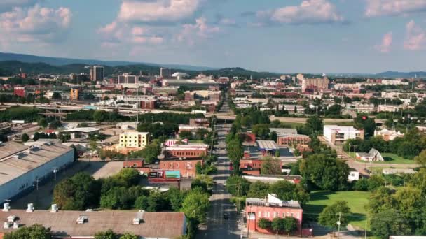 Flygfoto Över Stadsbilden — Stockvideo