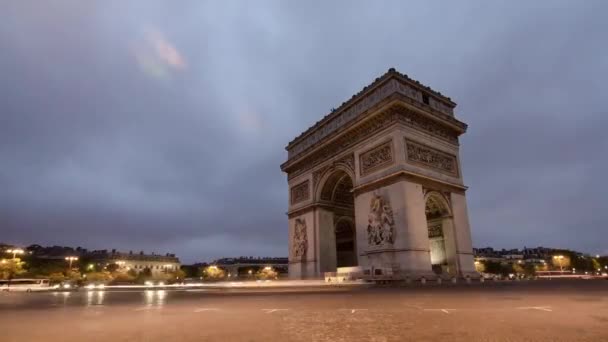 Arco Del Triunfo París — Vídeo de stock