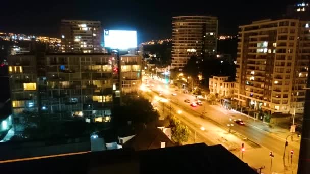 现代城市的夜晚 — 图库视频影像