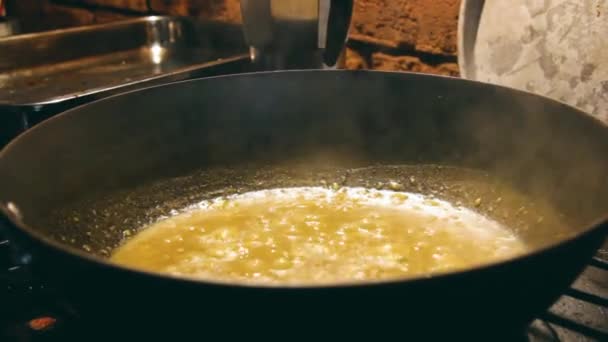 Yemek Pişirme Videosu — Stok video