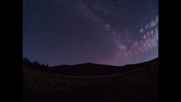 Time Lapse Video Notte — Video Stock