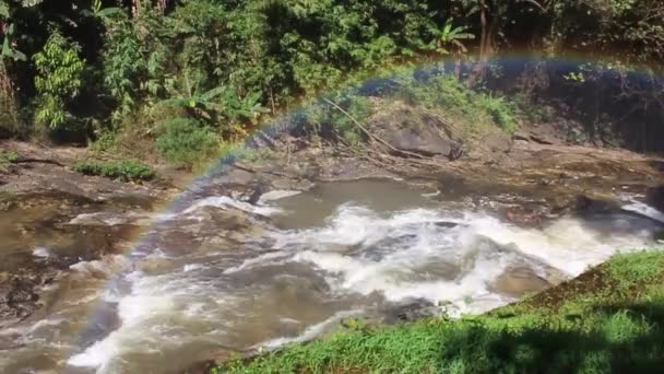 Видео Водопадов Дневное Время — стоковое видео