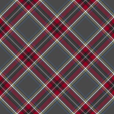 Gri Kırmızı çapraz onay ekose seamless modeli