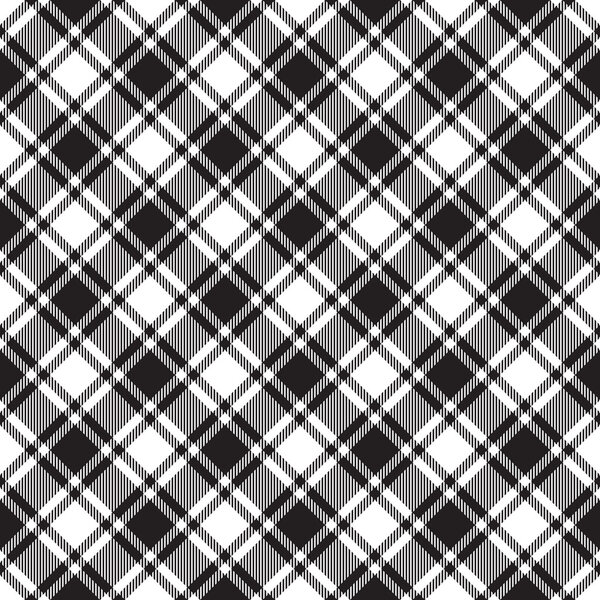 Black white diagonal check texture seamless pattern