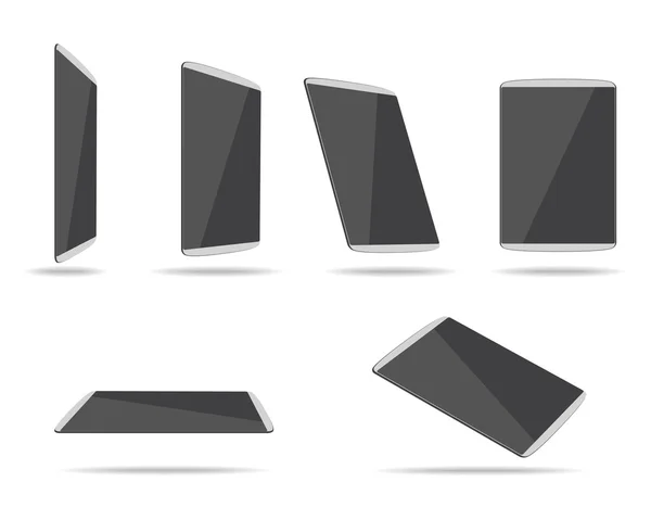 Tablet Pc verschillende verkorting — Stockvector