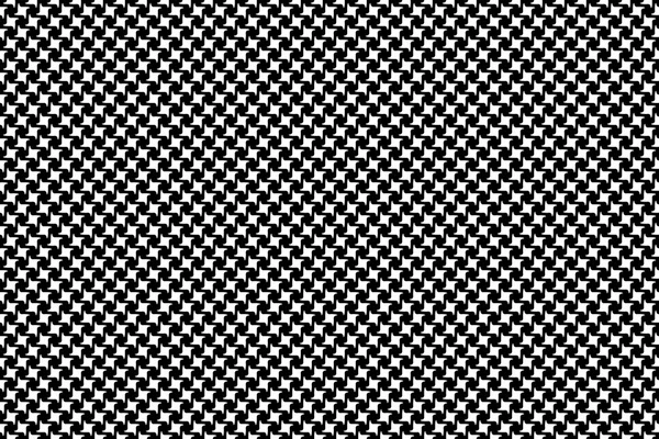 Schwarz weißer Stoff nahtloses Muster — Stockvektor