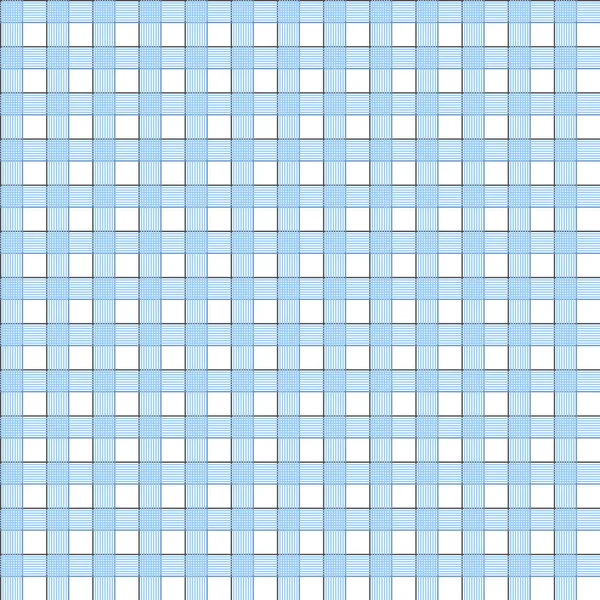 蓝白色格子无缝格子 — 图库矢量图片
