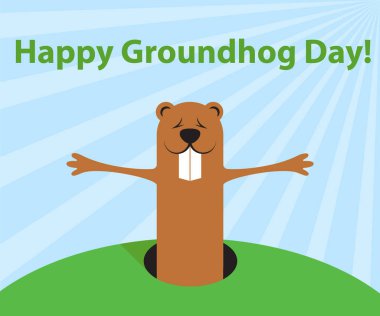 Bugün Aslında Dündü komik çizgi film karakteri bir sıçan bekle bahar