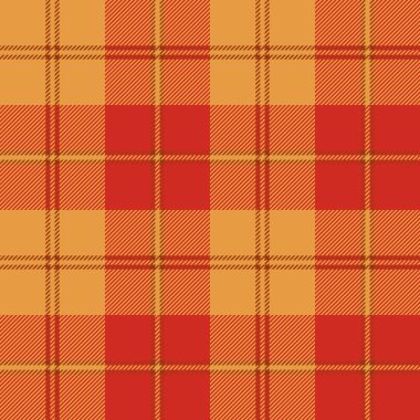 Kırmızı sıcak renk tartan sorunsuz doku