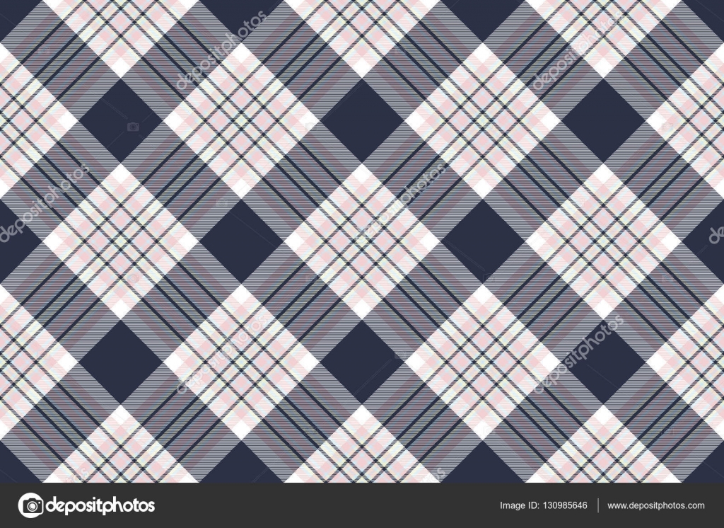 Check shirt diagonal seamless fabric texture — Stock Vector © ankmsn