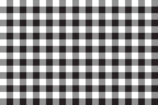 Black white checkerboard check seamless background — Stock Vector