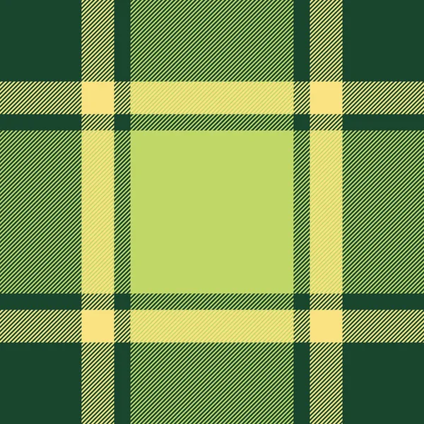 Green ireland plaid seamless pattern — Stock Vector