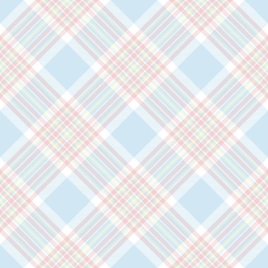 Pastel renk kontrol çapraz seamless modeli