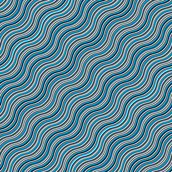 Patrón inconsútil onda hipnótica — Archivo Imágenes Vectoriales