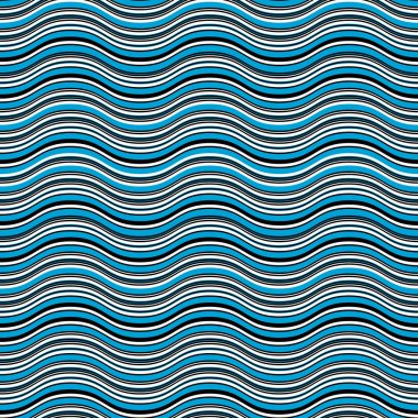 Mavi soyut dalgalar seamless modeli