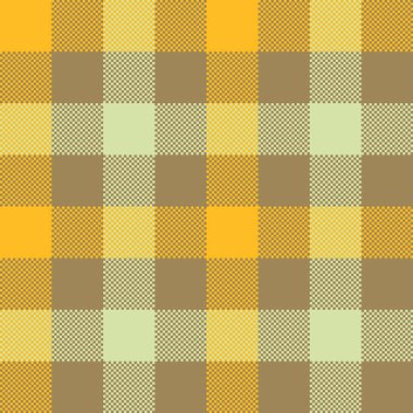 Sarı bej ekose seamless modeli kontrol