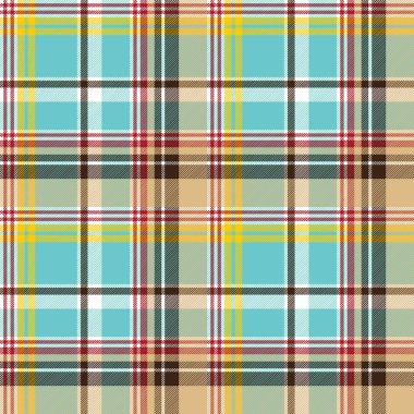 Sorunsuz kumaş doku ekose mavi madras