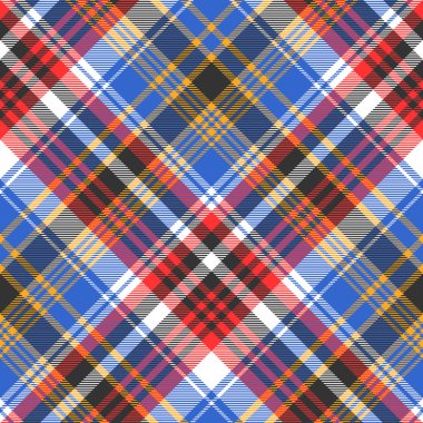 Mavi onay ekose tartan seamless modeli