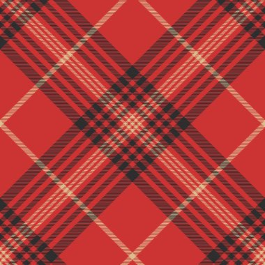Kırmızı ekose seamless modeli kontrol