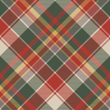Klasik onay tartan çapraz sorunsuz kumaş doku