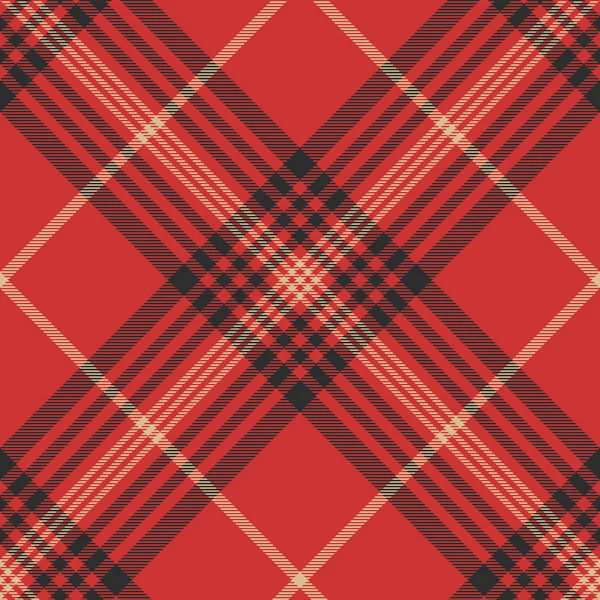 Controlla il modello senza cuciture tartan rosso — Vettoriale Stock