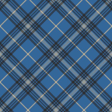 Mavi onay ekose tartan seamless modeli