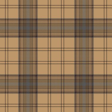 Kahverengi ekose onay tartan seamless modeli