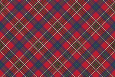 Yeşil kırmızı klasik tartan kontrol sorunsuz kumaş doku