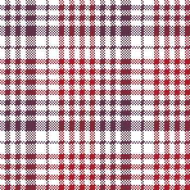 Piksel kumaş doku onay ekose masa örtüsü seamless modeli