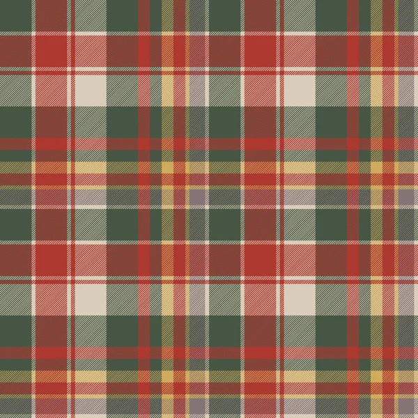 Classique vérifier tartan diagonale texture de tissu sans couture — Image vectorielle