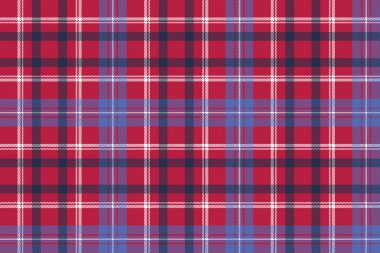 Kırmızı ekose piksel doku kumaş ekose seamless modeli