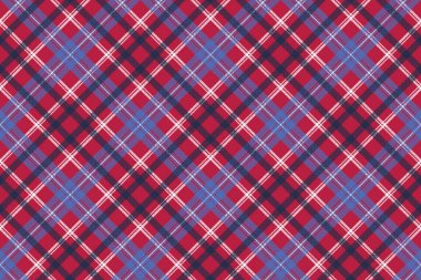 Kırmızı ekose piksel doku kumaş ekose seamless modeli