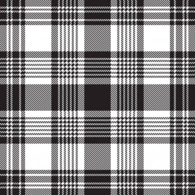 Siyah damalı ekose seamless modeli