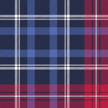 Mavi çapraz kumaş doku ekose seamless modeli