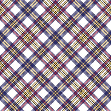 Beyaz Mavi piksel onay Dikişsiz kareli desen