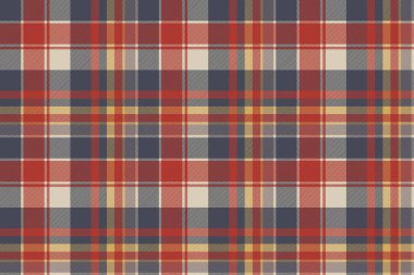 Kırmızı mavi ekose kumaş doku seamless modeli