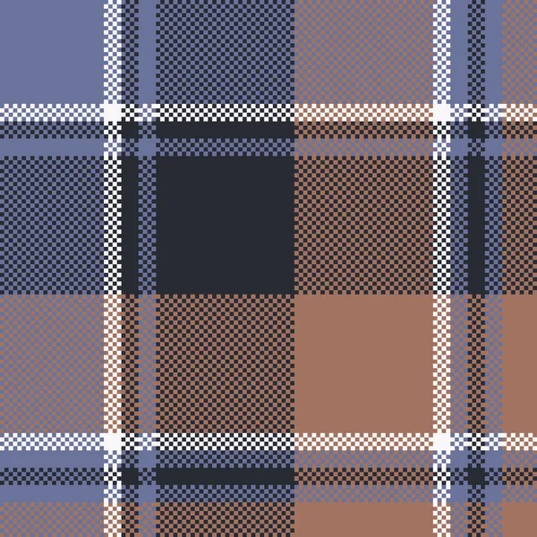 Patrón sin costura de textura de tela tartán — Vector de stock