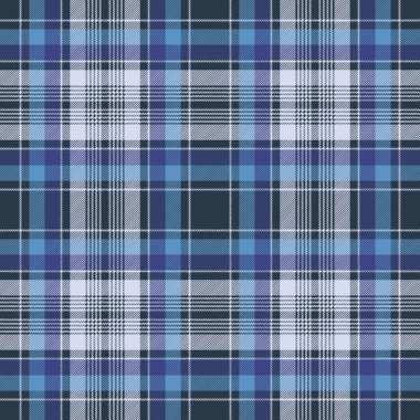 Mavi onay kumaş doku çapraz seamless modeli