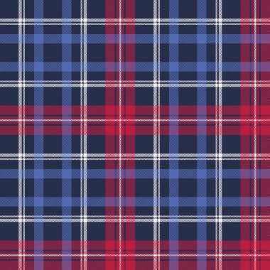 Mavi çapraz kumaş doku ekose seamless modeli