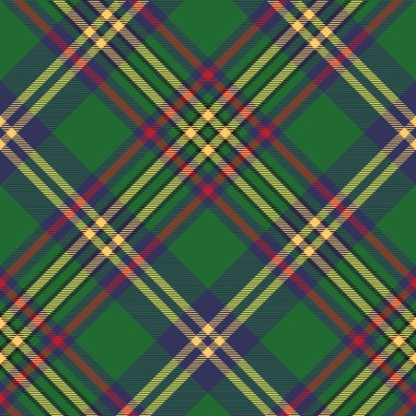 Yeşil tartan klasik seamless modeli