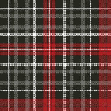 Tartan piksel ekose sorunsuz kumaş doku