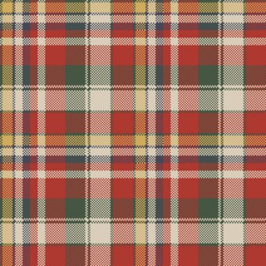 Tuval piksel ekose sorunsuz kumaş doku