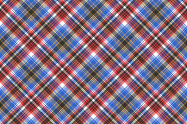 Mavi onay ekose tartan seamless modeli