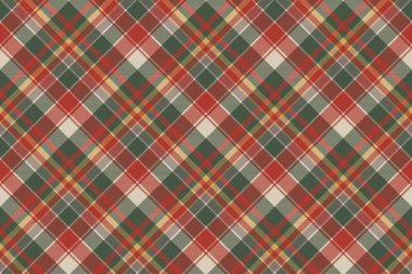 Klasik onay tartan çapraz sorunsuz kumaş doku