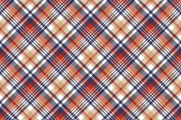 Check classic tartan seamless pattern — Stock Vector