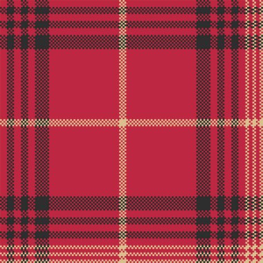 Kırmızı onay ekose tartan seamless modeli