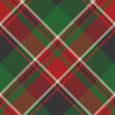 Kareli klasik tartan seamless modeli