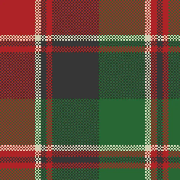 Tartan classique à carreaux motif sans couture — Image vectorielle