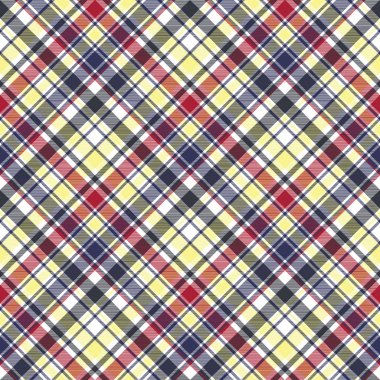 Onay kareli ekose kumaş doku seamless modeli