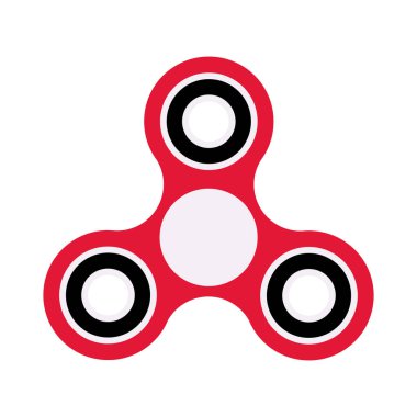 Düz tasarım simge renk el spinner